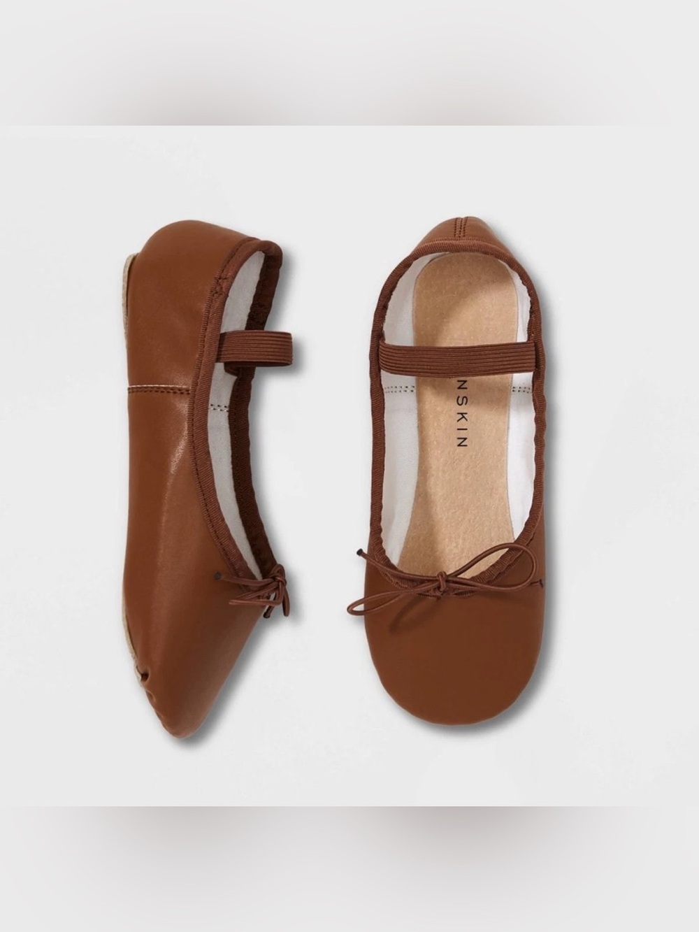 Danskin Brown Toddler Ballet Flats